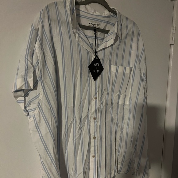 Ava & Viv blouse size 2x NWT - Picture 3 of 9